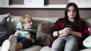 Nude video with Miranda Leonhardt nude , scene from Rabenmutter s01e01 (2016)