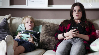 Nude video with Miranda Leonhardt nude , scene from Rabenmutter s01e01 (2016)