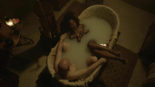 Nude video with Fatou N’Diaye nude , scene from Maison Close s02e08 (2013)