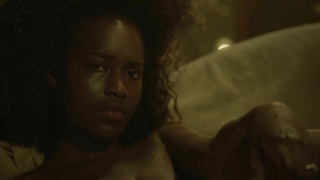 Nude video with Fatou N’Diaye nude , scene from Maison Close s02e08 (2013)