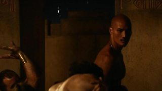 Yetide Badaki çıplak, American Gods'tan seks sahnesi s01e08 (2017)