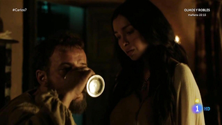 Nude video with Iazua Larios nude, Meritxell Calvo nude , scene from Carlos Rey Emperador s01e07 (2015)