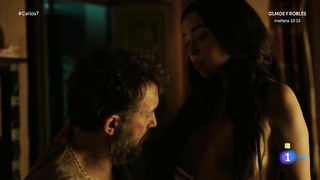 Nude video with Iazua Larios nude, Meritxell Calvo nude , scene from Carlos Rey Emperador s01e07 (2015)
