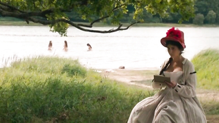 Алексия Джордано обнаженная, Филиппин Пьер-Броссолетт обнаженная, эротическая сцена из Сезанн и я (2016)