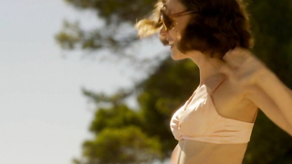 Nude video with Natalie Portman nude , scene from Planetarium (2016)