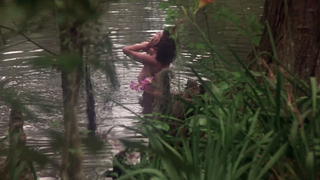 Nude video with Adrienne Barbeau nude , scene from Swamp Thing (1982)