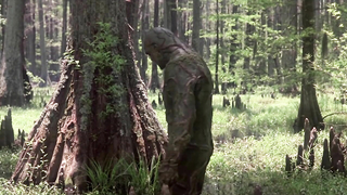 Nude video with Adrienne Barbeau nude , scene from Swamp Thing (1982)
