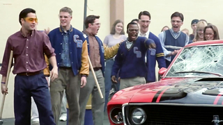 Nude video with Crystal Cass nude, Katie Holmes sexy , scene from Disturbing Behavior (1998)