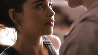 Nude video with Emilia Clarke sexy , scene from Spike Island (2012)