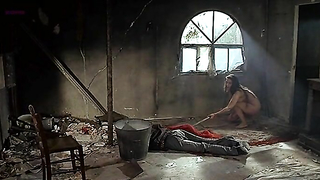 Nude video with Emmanuelle Escourrou nude , scene from Baby Blood (1990)
