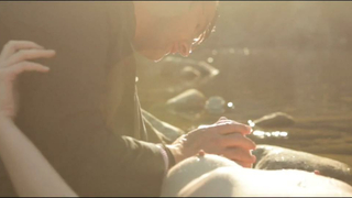 Nude video with Erika Sainte nude , scene from La porte des nuages (2014)