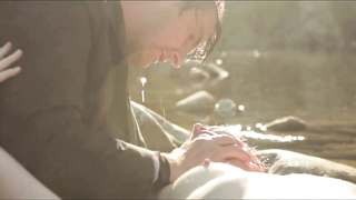 Nude video with Erika Sainte nude , scene from La porte des nuages (2014)