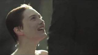 Nude video with Erika Sainte nude , scene from La porte des nuages (2014)