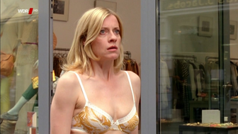 Nude video with Caroline Peters sexy , scene from Mord mit Aussicht s02e12, scene from13 (2012)