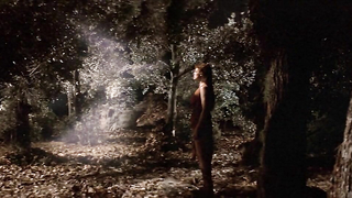 Обнаженные знаменитости - Бриджит Нильсен секси - Рыжая Соня (1985)