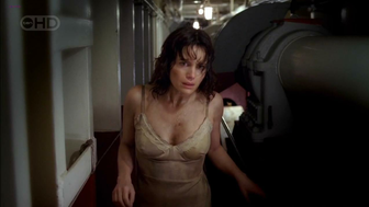 Nude celebs » Carla Gugino sexy - Threshold s01e01 (2005)