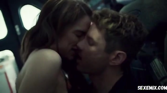 Мелани Скрофано сексуальная, сцена в Wynonna Earp s03e07 (2018)