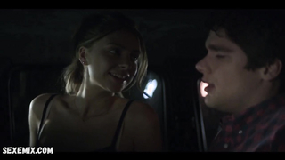 Maddie Phillips sexo en el coche, escena en Teenage Bounty Hunters s01e01 (2020)
