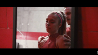 Magdalena Kolesnik, Sweat (2020) filmindeki seksi eşofman sahnesinde