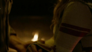 Nude video with Laura Vandervoort - Bitten s01e09 (2014)