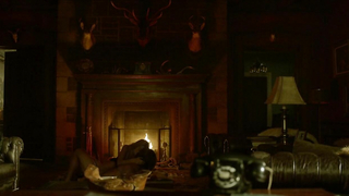 Nude video with Laura Vandervoort - Bitten s01e09 (2014)