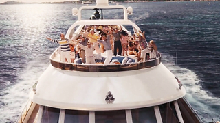 Nude video with Katarina Cas - The Wolf of Wall Street (2013)