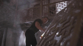 Alonna Shaw nue, scène de sexe de Double Impact (1991)