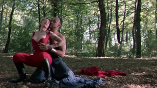 Nude video with Jessica Lange - Titus (1999)