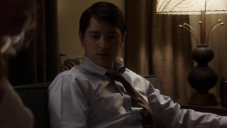 Lizzy Caplan e Rose McIver nude, scena di sesso da Masters of Sex s01e04 (2013)