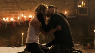 Nude video with Laura Ramsey scene from 1 Out of 7 (2011)