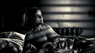 Nude video with Carla Gugino scene from Sin City (2005)