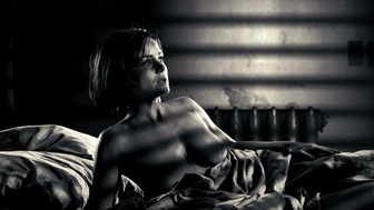 Nude video with Carla Gugino scene from Sin City (2005)