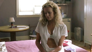Nude video with Kim Basinger scene from The Door in the Floor (2004)