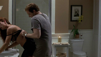 Nude video with Rhona Mitra scene from Life of David Gale (2003)