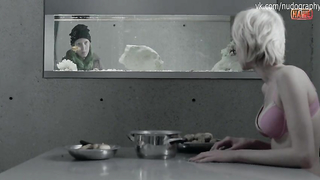 Mariya Shalaeva ve Irina Skrinichenko çıplak, Rusalka'dan seks sahnesi (2007)