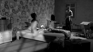 Nude video with Luise Heyer scene from Harte (2015)