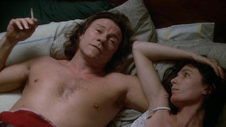 Nancy Ferrara desnuda, escena de sexo de Dangerous Game (1993)