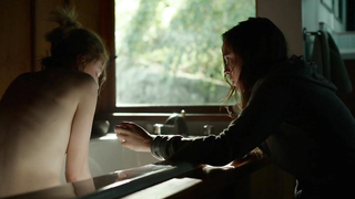 Nude video with Evan Rachel Wood scene from Into the Forest (2015)