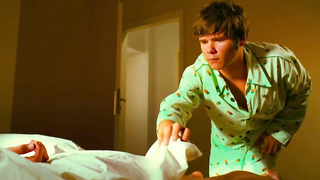 Nude video with Nina Hoss scene from Elementarteilchen (2006)