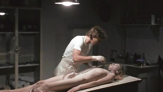 Nude video with Cinzia Monreale scene from Beyond the Darkness (1979)