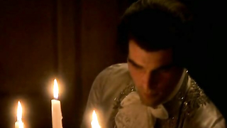 Бландин Бери, Корали Ревель, Леа Вяземски и Мари-Клотильда Рамос-Ибаньес, эротическая сцена из фильма «Людовик XV: черное солнце» (2009)