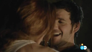 Nude video with Elena Ballesteros , scene from B&b, de boca en boca s02e11 (2015)