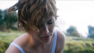 Nude video with Louise Bourgoin , scene from Je suis un soldat (2015)