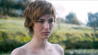 Nude video with Louise Bourgoin , scene from Je suis un soldat (2015)