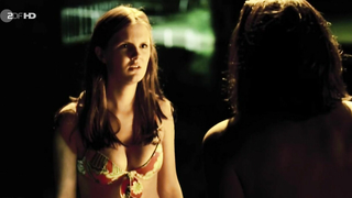 Nude video with Sabine Oberhorner and Alina Stiegler , scene from SOKO 5113 s37e19 (2012)