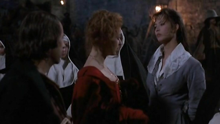 Nude video with Sophie Marceau , scene from La fille de d'Artagnan (1994)