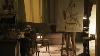 Alina Levshin desnuda, escena erótica de Lugen und andere Wahrheiten (2014)