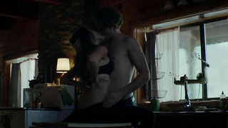 Nude video with Nadine Crocker , scene from Cabin Fever (2016)