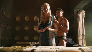 Nude video with Lucy Lawless , scene from Spartacus: Blood and Sand s01e08 (2010)