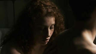 Nude video with Virginie Ledoyen and Lola Naymark , scene from L'armee du crime (2009)